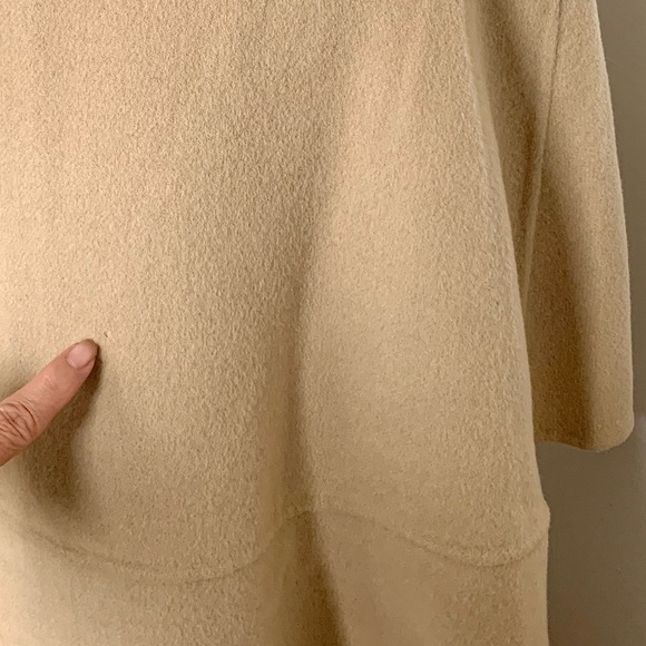 French Wool Cashmere Cape Coat - Picture 13 of 16